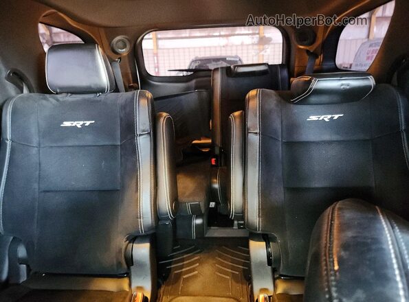 1C4SDJGJ6JC213617 2018 DODGE DURANGO White Widok tylnych siedzeń