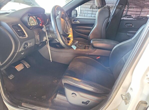 1C4SDJGJ6JC213617 2018 DODGE DURANGO White Widok wnętrza z przodu