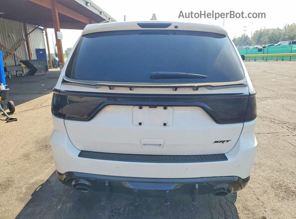1C4SDJGJ6JC262381 2018 DODGE DURANGO Белый Вид сзади