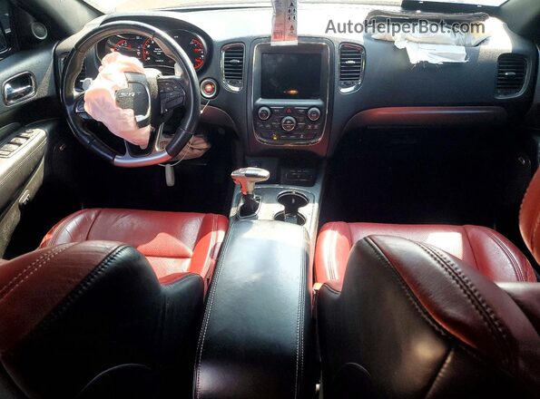 1C4SDJGJ6JC262381 2018 DODGE DURANGO Белый Вид панели приборов