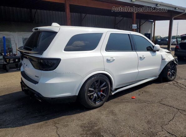 1C4SDJGJ6JC262381 2018 DODGE DURANGO Белый Задняя правая четверть