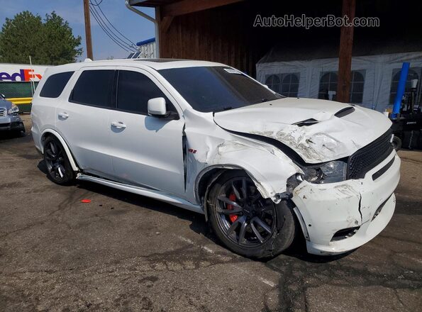 1C4SDJGJ6JC262381 2018 DODGE DURANGO Белый Передняя правая четверть