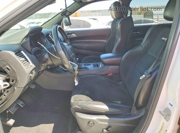 1C4SDJGJ7JC210208 2018 DODGE DURANGO White Widok wnętrza z przodu