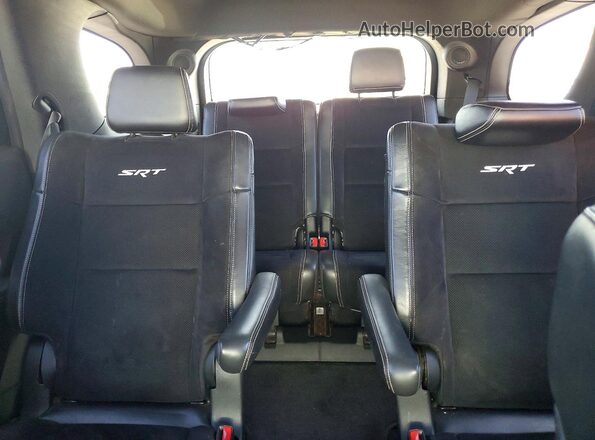 1C4SDJGJ7JC210208 2018 DODGE DURANGO White Widok tylnych siedzeń