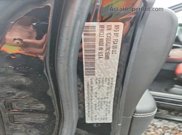 1C4SDJGJ7RC155089 2024 DODGE DURANGO Black Vista de la etiqueta del VIN