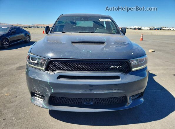 1C4SDJGJ8JC194746 2018 DODGE DURANGO Gray წინა ხედი
