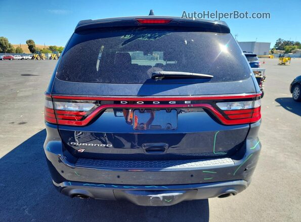 1C4SDJGJ8JC194746 2018 DODGE DURANGO Gray უკანა ხედი