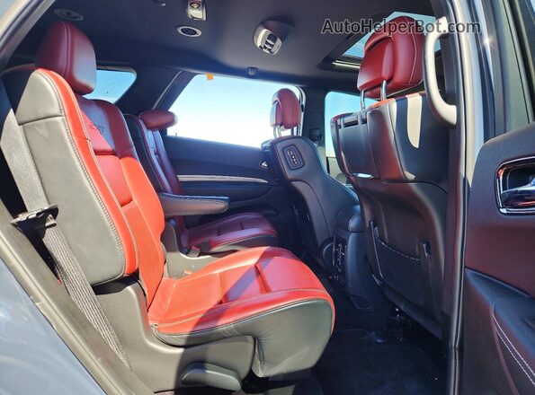 1C4SDJGJ8JC194746 2018 DODGE DURANGO Gray უკანა სავარძლების ხედი