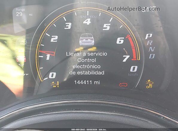 1C4SDJGJXJC194764 2018 DODGE DURANGO  Вид задних сидений