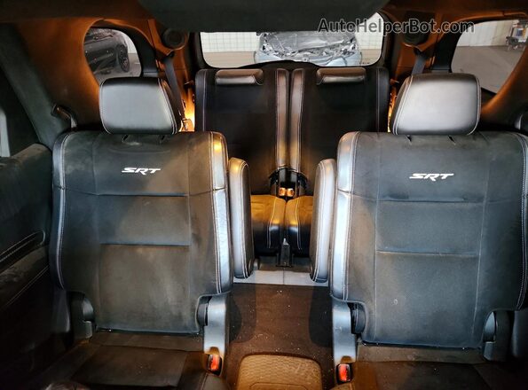 1C4SDJGJXJC445251 2018 DODGE DURANGO Black Vista de los asientos traseros