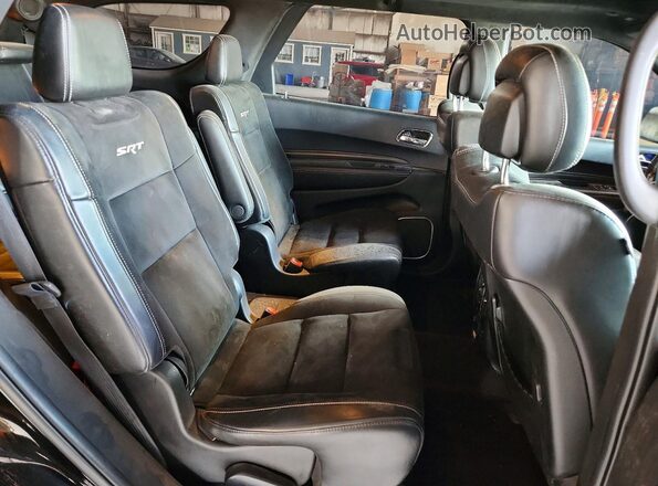 1C4SDJGJXJC445251 2018 DODGE DURANGO Black Vista interior trasera