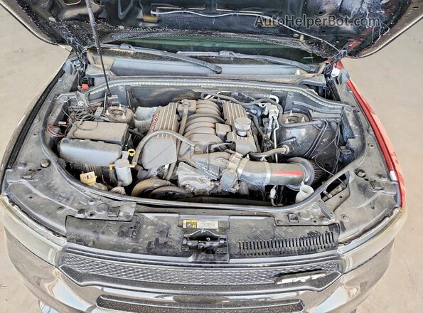 1C4SDJGJXJC445251 2018 DODGE DURANGO Black Vista del compartimento del motor