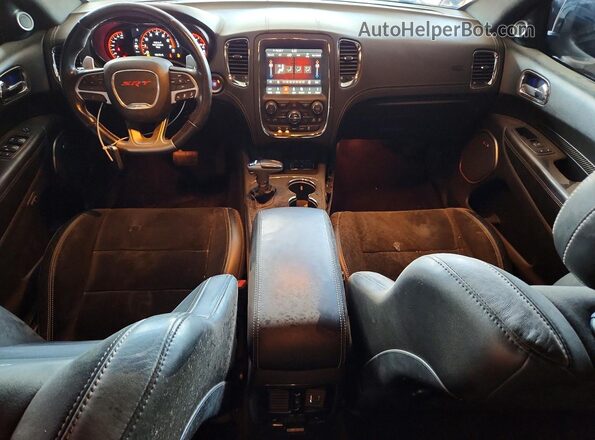 1C4SDJGJXJC445251 2018 DODGE DURANGO Black Vista del salpicadero