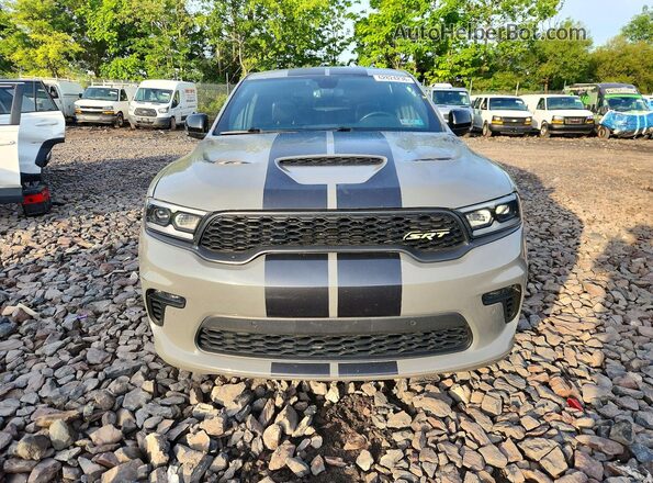 1C4SDJGJXMC599219 2021 DODGE DURANGO Gray წინა ხედი