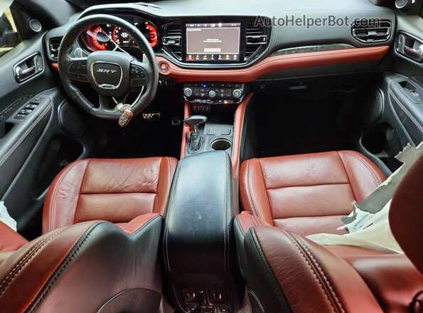 1C4SDJH91MC800929 2021 DODGE DURANGO Черный Вид панели приборов