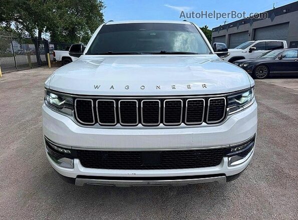 1C4SJRDPXPS530721 2023 JEEP WAGONEER White Dashboard view
