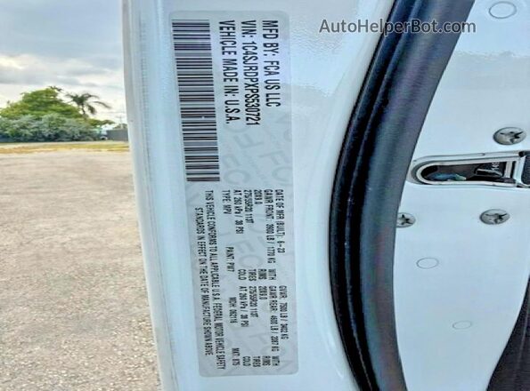 1C4SJRDPXPS530721 2023 JEEP WAGONEER White 