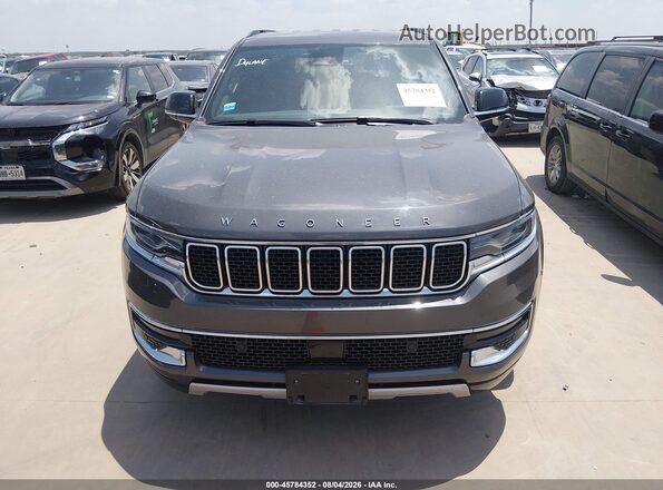 1C4SJSBP0SS527927 2025 JEEP WAGONEER L Gray Вид щитка приладів