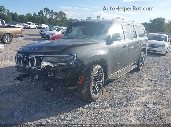 1C4SJSBP2RS122291 2024 JEEP WAGONEER L Черный Передняя левая четверть