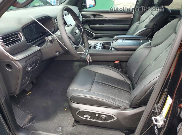 1C4SJSBP6SS512445 2025 JEEP WAGONEER Black წინა სალონის ხედი
