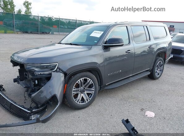 1C4SJSBP7RS131505 2024 JEEP WAGONEER L Gray Առջևի ձախ երեք քառորդ տեսարան