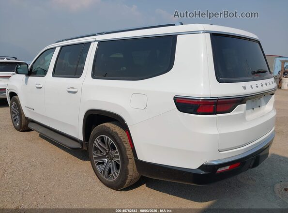 1C4SJSBPXSS535081 2025 JEEP WAGONEER L White Trasero izquierdo