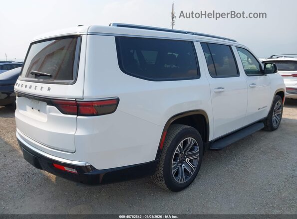1C4SJSBPXSS535081 2025 JEEP WAGONEER L White Trasero derecho
