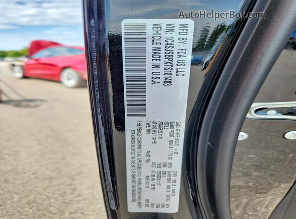 1C4SJSBPXTS181483 2026 JEEP GRAND Black Widok naklejki z numerem VIN