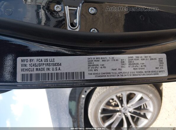 1C4SJSFP1RS158354 2024 JEEP GRAND WAGONEER L Black Շարժիչի բաժամունքի տեսք