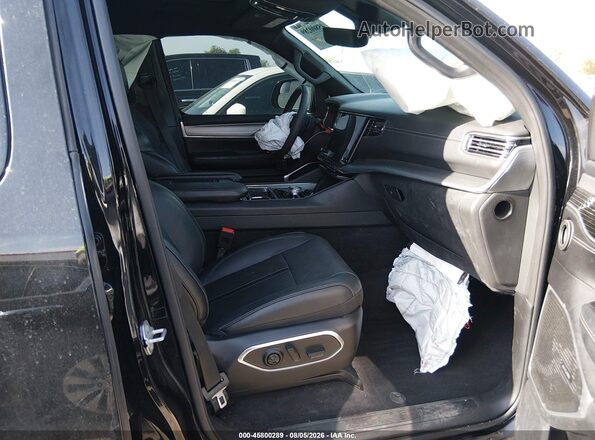 1C4SJUBP3PS511305 2023 JEEP WAGONEER Black Front interior view