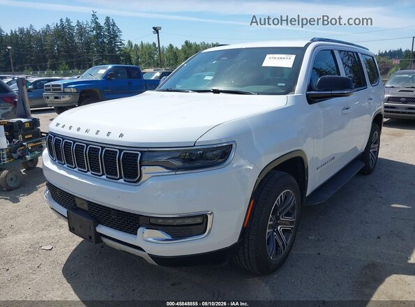 1C4SJUBP3SS519980 2025 JEEP WAGONEER White Առջևի ձախ երեք քառորդ տեսարան
