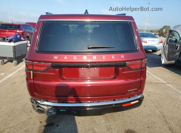 1C4SJUBP7RS135243 2024 JEEP WAGONEER Бордовый Вид подкапотного пространства