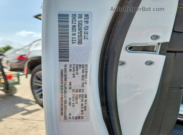 1C4SJVAP5PS570993 2023 JEEP WAGONEER White VIN კოდის სტიკერის ხედი