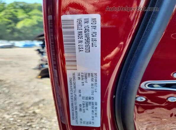 1C4SJVAP5RS167373 2024 JEEP WAGONEER Красный Вид наклейки с VIN-кодом