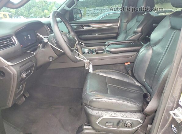 1C4SJVAT2NS206301 2022 JEEP WAGONEER Gray Vista interior delantera
