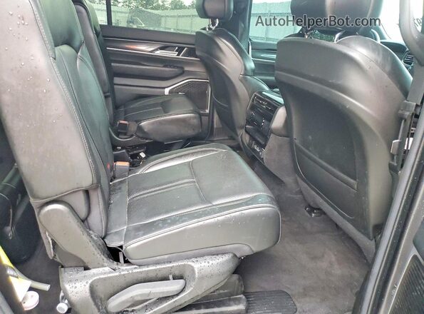 1C4SJVAT2NS206301 2022 JEEP WAGONEER Gray Vista interior trasera