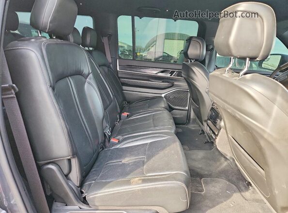 1C4SJVAT4NS201648 2022 JEEP WAGONEER Угольный Вид задней части салона