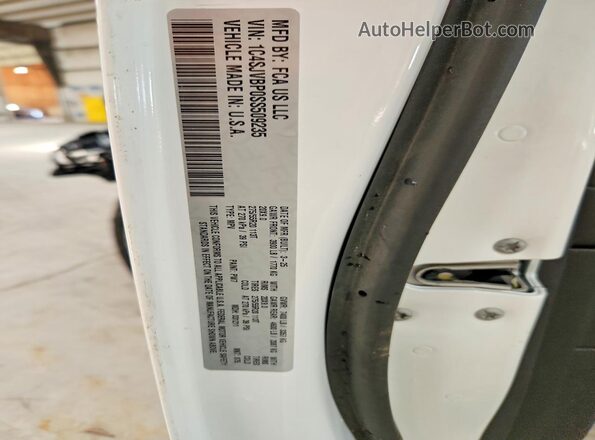 1C4SJVBP0SS509235 2025 JEEP WAGONEER White Вид наклейки з VIN-кодом