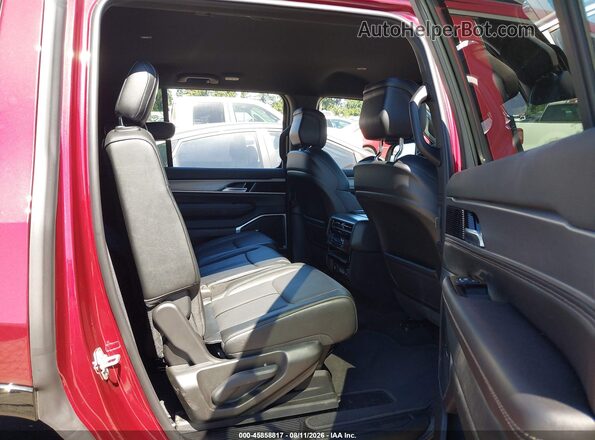 1C4SJVBP0TS187827 2026 JEEP GRAND WAGONEER Red VIN კოდის სტიკერის ხედი