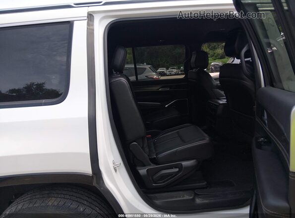 1C4SJVBP3SS510346 2025 JEEP WAGONEER White Vista de la etiqueta del VIN