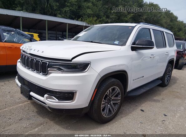 1C4SJVBP3SS510346 2025 JEEP WAGONEER White Vista tres cuartos delantera izquierda