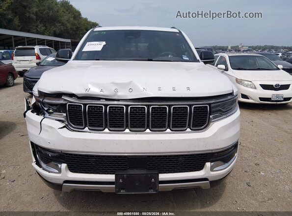 1C4SJVBP3SS510346 2025 JEEP WAGONEER White Vista del cuadro de instrumentos