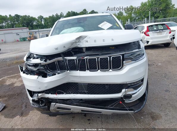 1C4SJVBP7SS513766 2025 JEEP WAGONEER White Vista del cuadro de instrumentos