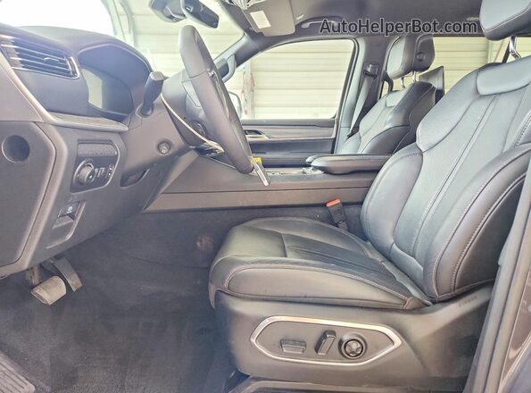 1C4SJVBP8PS585020 2023 JEEP WAGONEER Charcoal Vista interior delantera