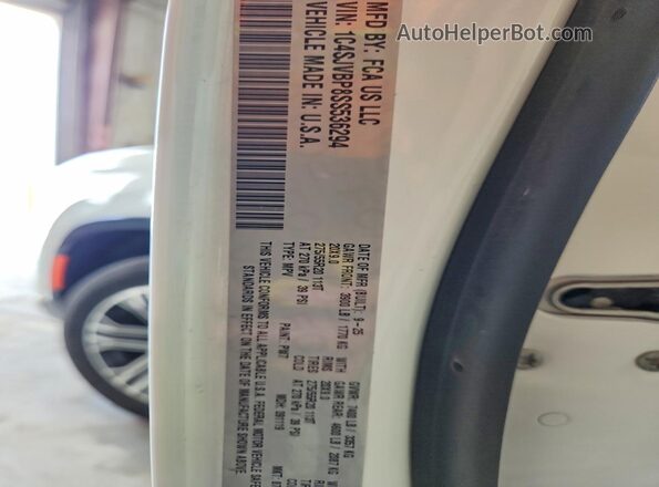 1C4SJVBP8SS536294 2025 JEEP WAGONEER White VIN კოდის სტიკერის ხედი