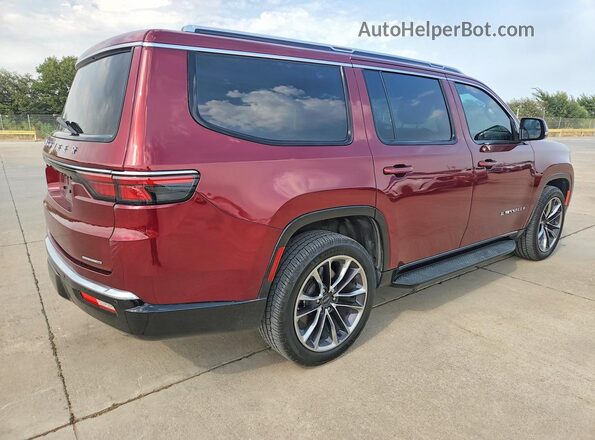 1C4SJVBT4NS134662 2022 JEEP WAGONEER Burgundy წინა ხედი
