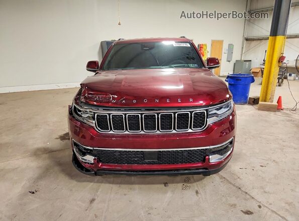 1C4SJVDT3NS114366 2022 JEEP WAGONEER Red წინა ხედი