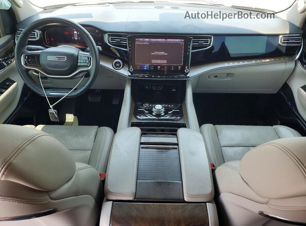 1C4SJVEJ4NS116642 2022 JEEP GRAND Gray Widok deski rozdzielczej