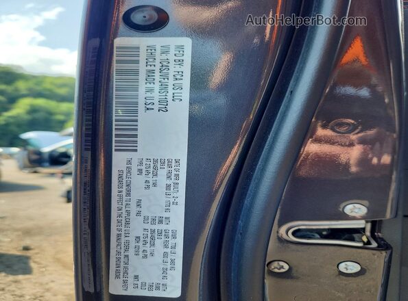 1C4SJVFJ4NS110712 2022 JEEP GRAND Gray VIN კოდის სტიკერის ხედი