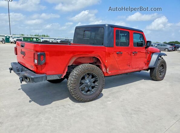 1C6HJTAG0LL108335 2020 JEEP GLADIATOR Red Հետևի աջ